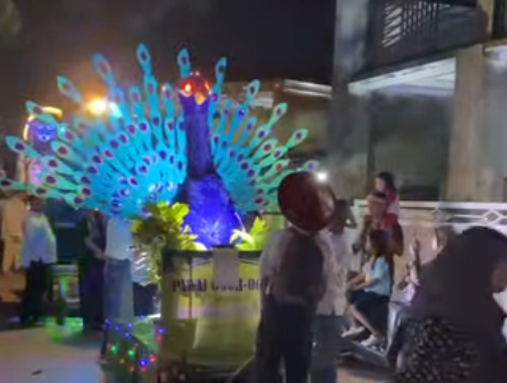 Festival Takbir Keliling Meriahkan Malam Kemenangan di Desa Pekandangan Jaya